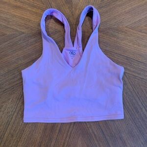 ALO Yoga Purple Racerback Sports Tank